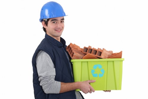 Local waste removal truck in Eastham